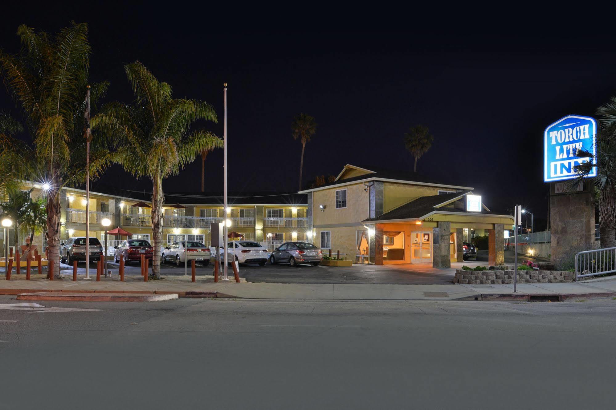 סנטה קרוז Torch Lite Inn At The Beach Boardwalk מראה חיצוני תמונה